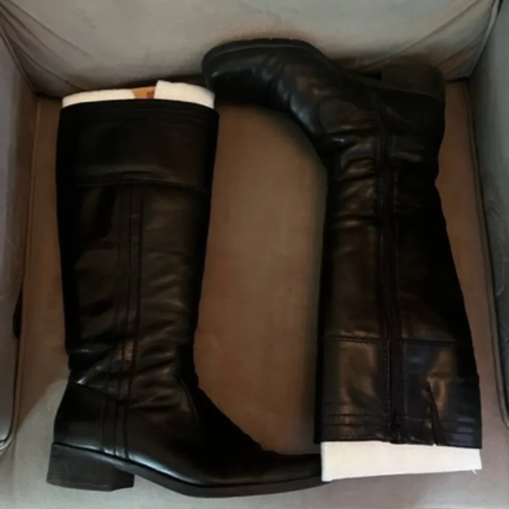 Bandolino Block Heel Riding Boot, Black, Size 10M - Picture 7 of 7